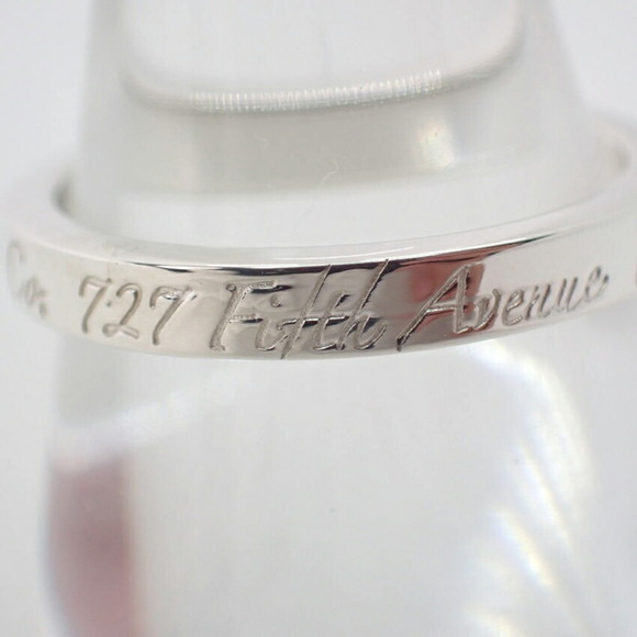 TIFFANY 925 Notes Narrow Ring 10 - Picture 3 of 10